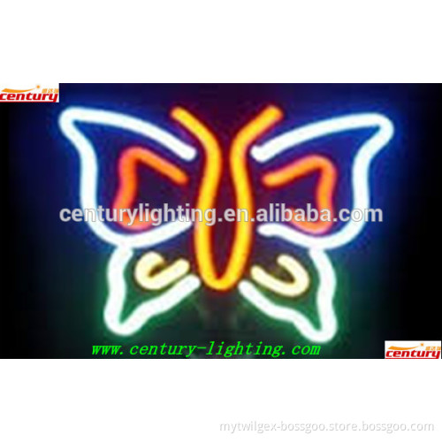 butterfly neon sign